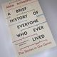 A Brief History of Everyone Who Ever Lived by Adam Rutherford — secondhand book