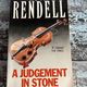 A Judgement in Stone by Ruth Rendell — secondhand book