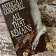 All That Remains by Patricia D Cornwell — secondhand book