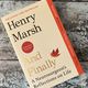 And Finally by Henry Marsh — secondhand book
