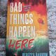 Bad Things Happen Here by Rebecca Barrow — secondhand book