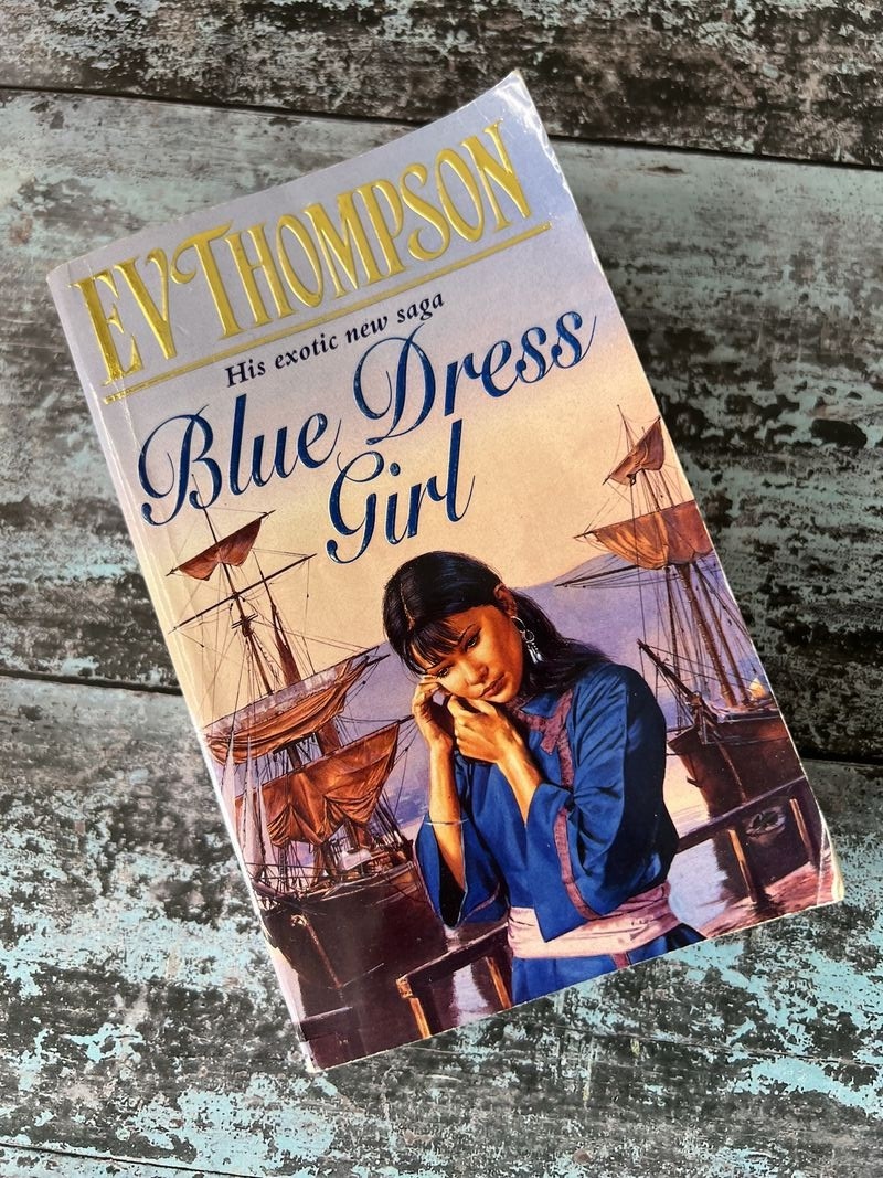 Blue Dress Girl by E V Thompson