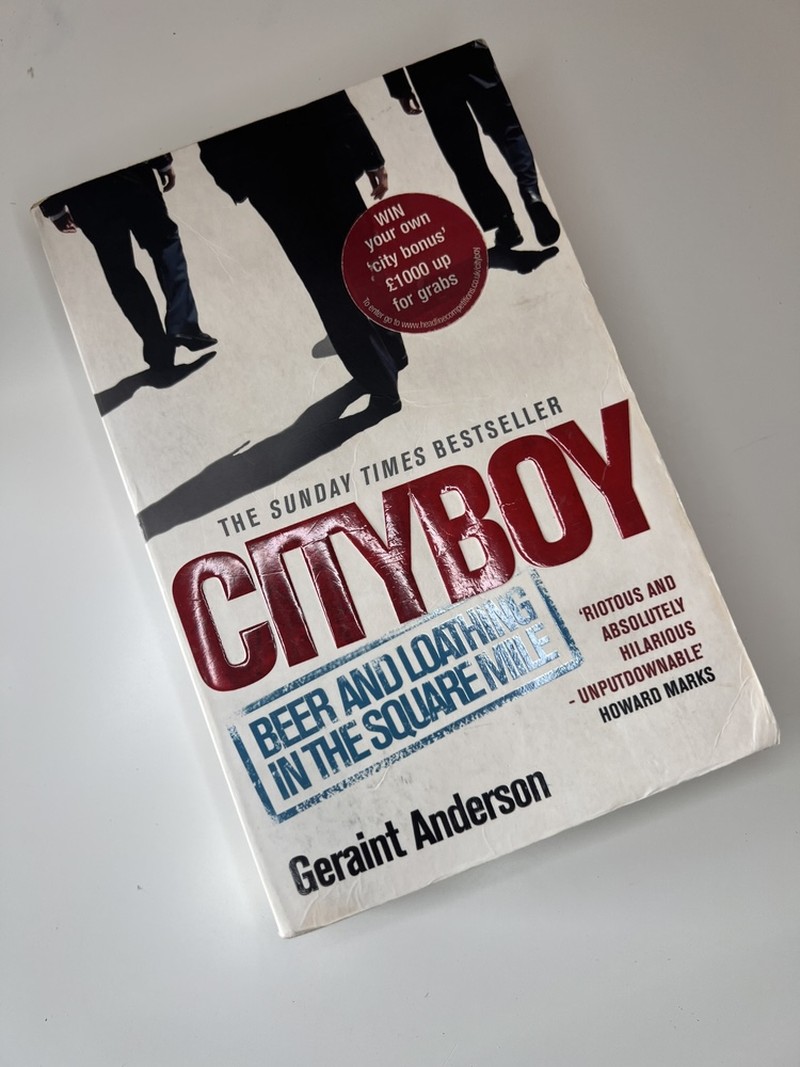 Cityboy by Geraint Anderson