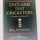 England Test Cricketers by Bill Frindall — secondhand book