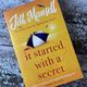 It started with a secret by Jill Mansell — secondhand book