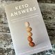 Keto Answers by Anthony Gustin and Chris Irvin — secondhand book