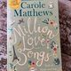 Million Love Songs by Carole Matthews — secondhand book