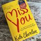 Miss You by Kate Eberlen — secondhand book