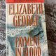 Payment in Blood by Elizabeth George — secondhand book