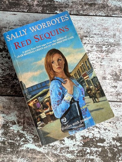 Red Sequins by Sally Worboyes