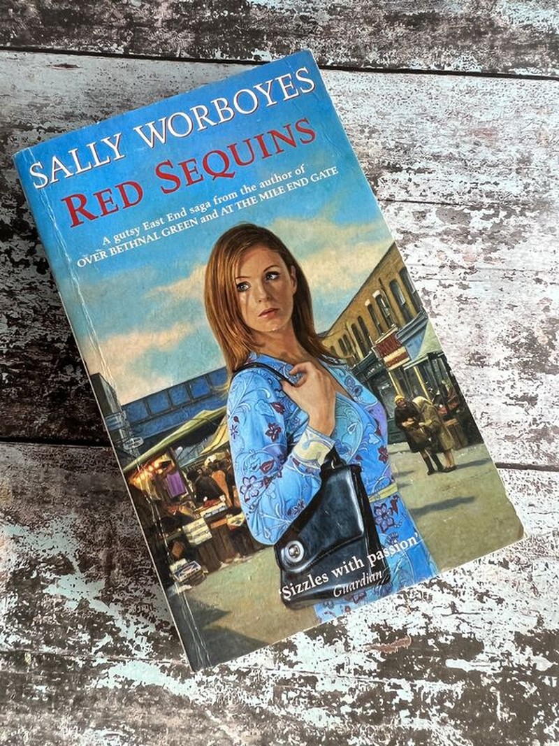 Red Sequins by Sally Worboyes