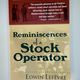 Reminiscences of a Stock Operator by Edwin Lefèvre — secondhand book