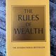 Rules of Wealth by Richard Templar — secondhand book