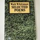 Selected Poems: Walt Whitman by Walt Whitman — secondhand book