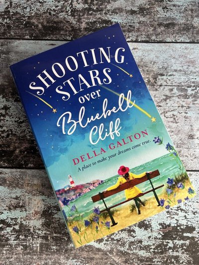 Shooting Stars Over Bluebell Cliff by Della Galton