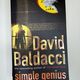 Simple Genius by David Baldacci — secondhand book