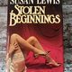 Stolen Beginnings by Susan Lewis — secondhand book