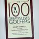The 100 Greatest Ever Golfers by Andy Farrell — secondhand book