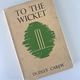 To the Wicket by Dudley Carew — secondhand book