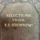 Selections from E B Browning by R A S Rankin