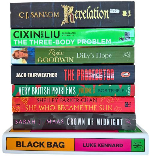 A pile of paperback secondhand books
