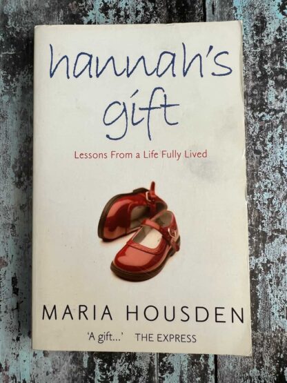 An image of a novel by Maria Housden - Hannah's Gift