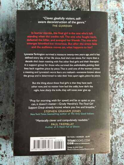 An image of a book by Grady Hendrix - The Final Girl Support Group