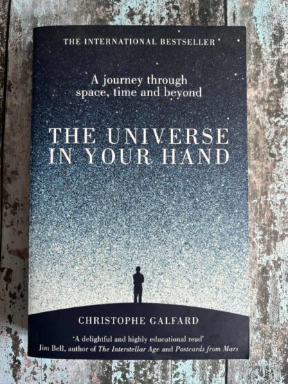 An image of a book by Christophe Galfard - The Universe in your hand