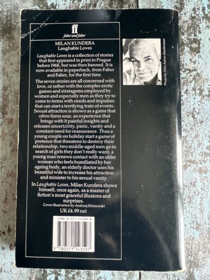 An image of a book by Milan Kundera - Laughable Loves