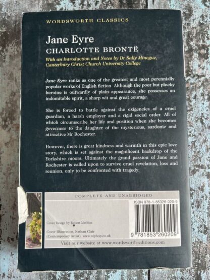 An image of a book by Charlotte Brontë - Jane Eyre