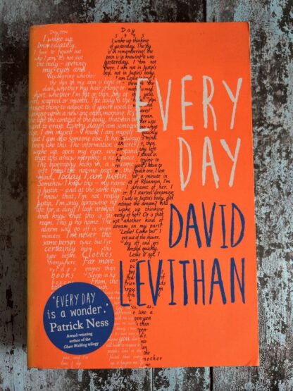 An image of a book by David Levithan - Every Day