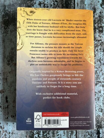 An image of a book by Gabrielle Kim - His Last Duchess