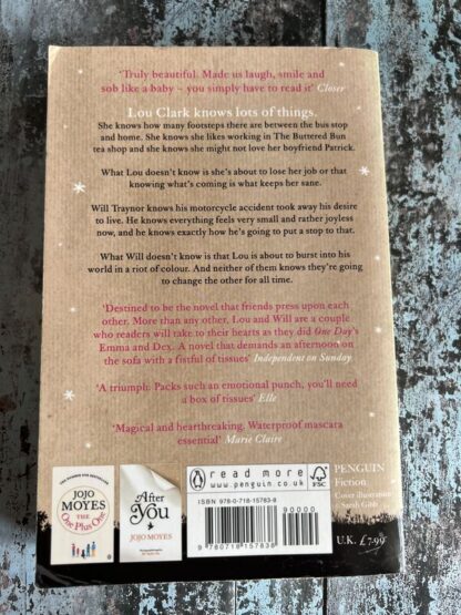 An image of a book by Jojo Moyes - Me before you