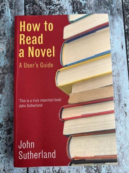 An image of a book by John Sutherland - How to Read a Novel