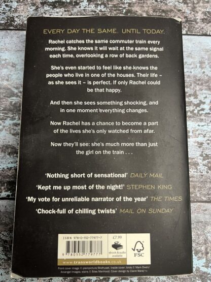 An image of a book by Paula Hawkins - The Girl on the Train