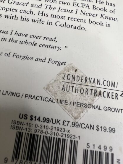 An image of a book by Philip Yancey - The Jesus I never knew
