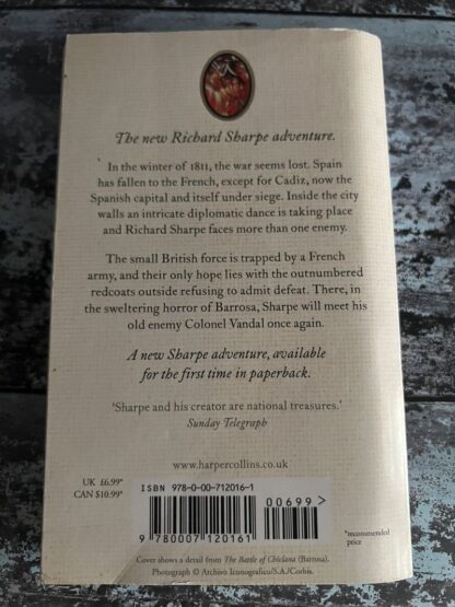 An image of a book by Bernard Cornwell - Sharpe's Fury