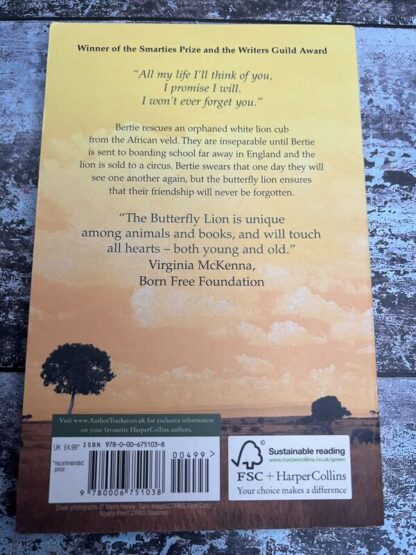 An image of a book by Michael Morpurgo - The Butterfly Lion