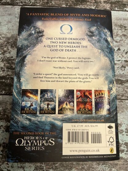 An image of a book by Rick Riordan - Heroes of Olympus