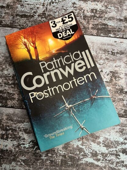 An image of a book by Patricia Cornwell - Postmortem