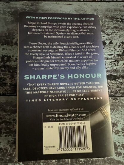 An image of a book by Bernard Cornwell - Sharpe's Honour