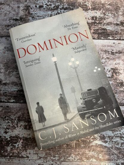 An image of a book by C J Sansom - Dominion