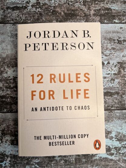 An image of a book by Jordan B Peterson - 12 Rules for Life