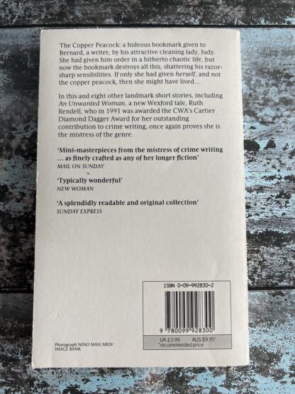 An image of a book by Ruth Rendell - The Copper Peacock