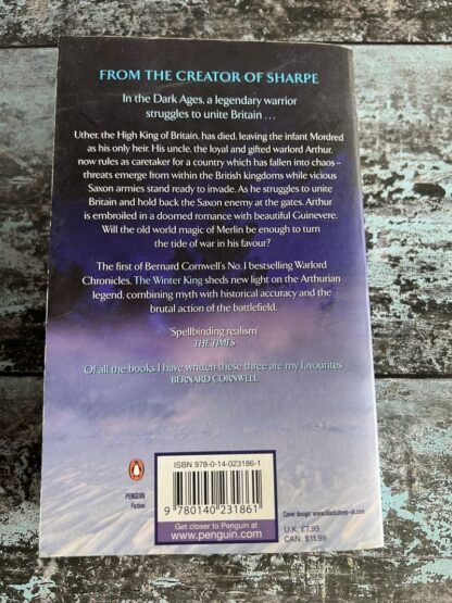An image of a book by Bernard Cornwell - The Winter King