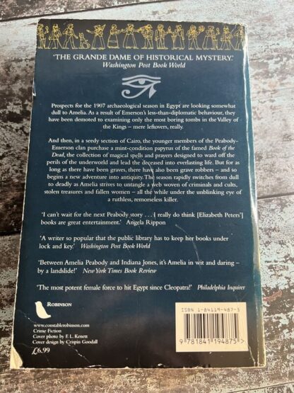 An image of a book by Elizabeth Peters - The ape Who Guards the Balance