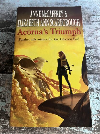 An image of a book by Anne McCaffrey and Elizabeth An Scarborough - Acorna's Triumph