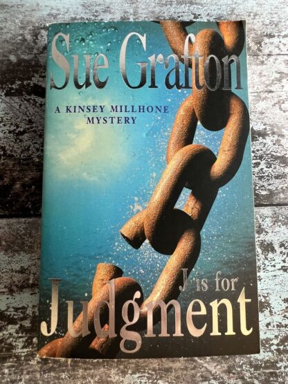An image of a book by Sue Grafton - J is for Judgement