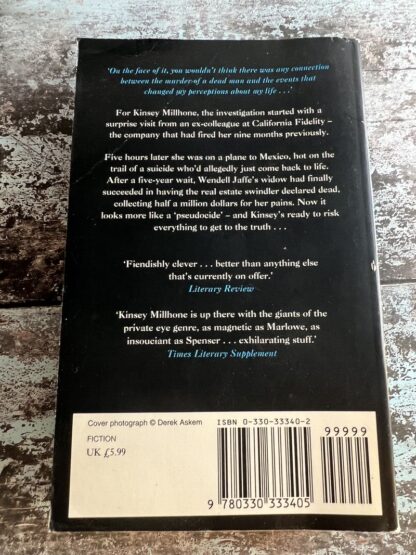 An image of a book by Sue Grafton - J is for Judgement