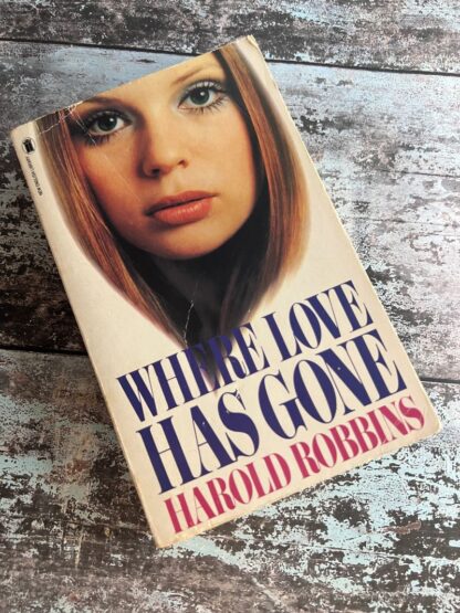 An image of a book by Harold Robbins - Where Love has Gone